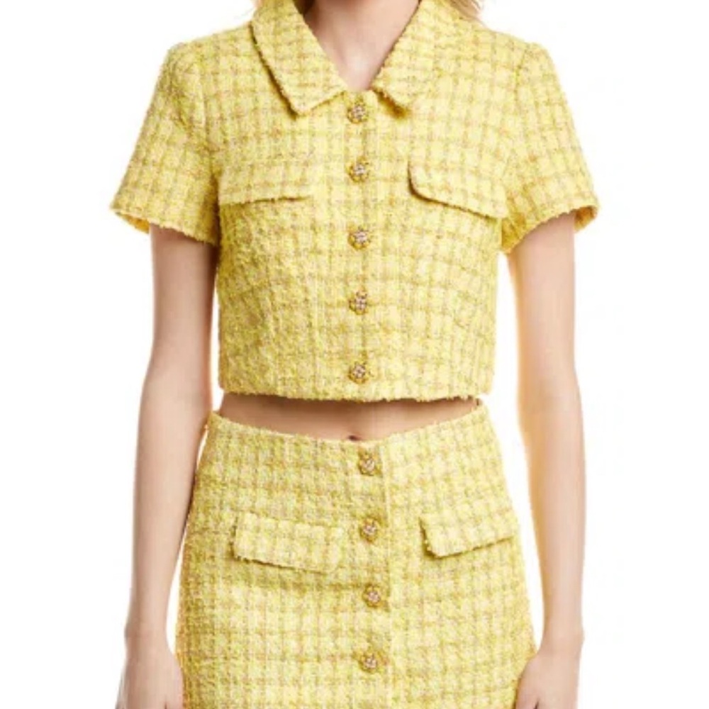 Astr The Label Mavey Jacket In Yellow